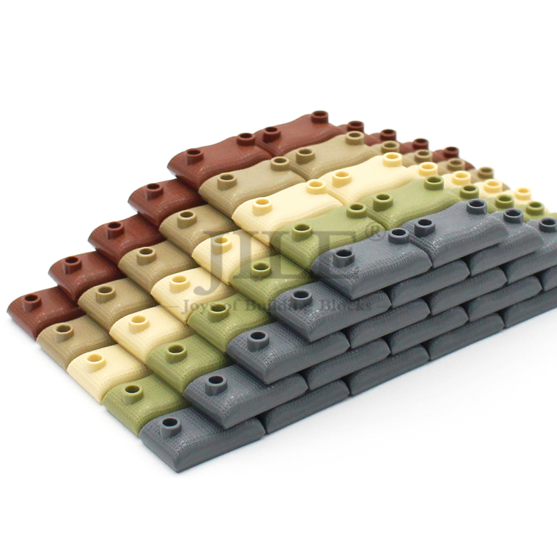 Lego Set Creator - 60pcs Moc Building Blocks Military Sandbags