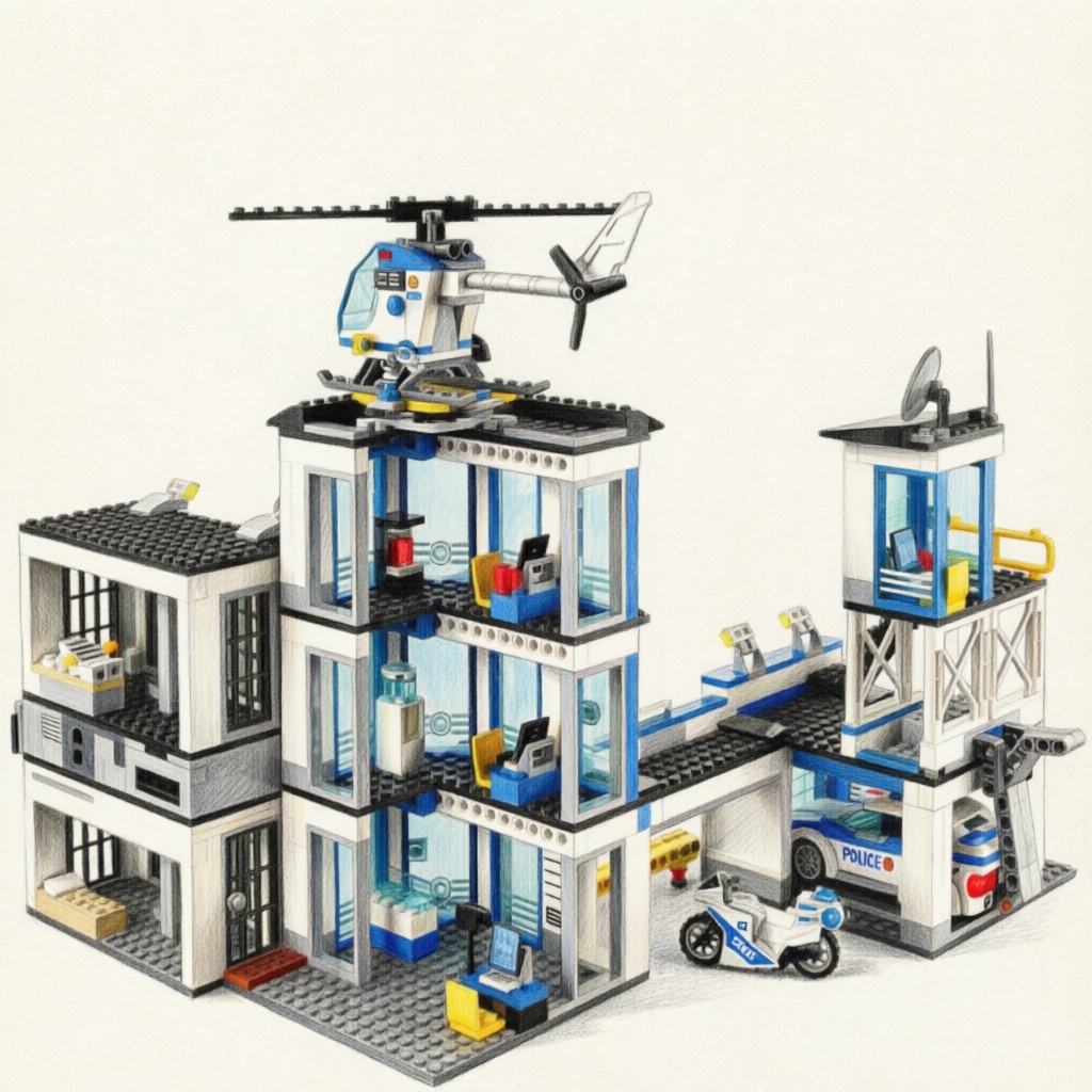 Special Police Station Militar - Lego Set Creator review and price