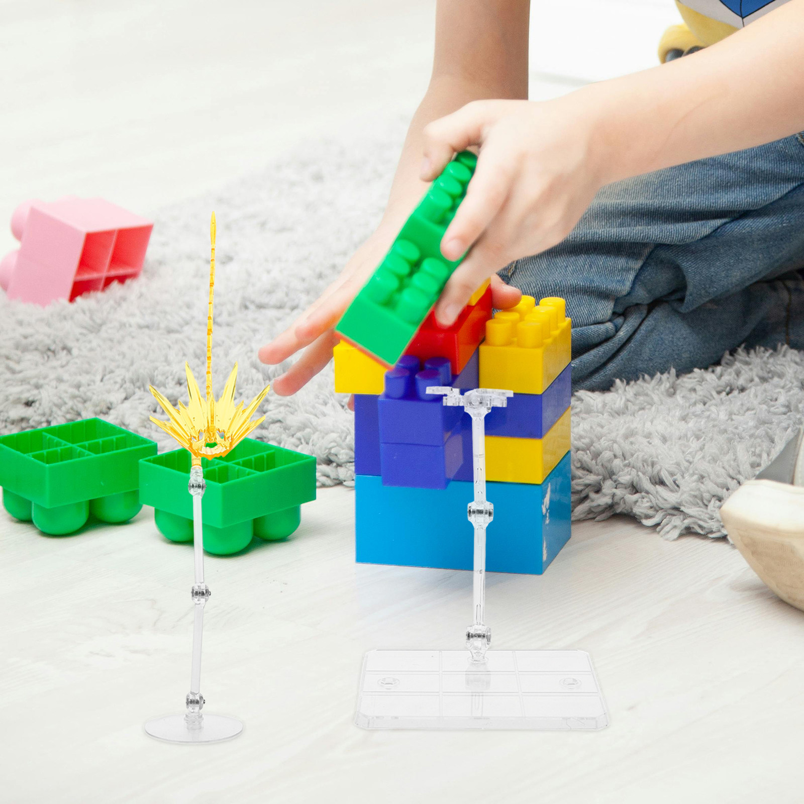 2Pcs Effect Display Bases Adju - Action Figure Stand review and price