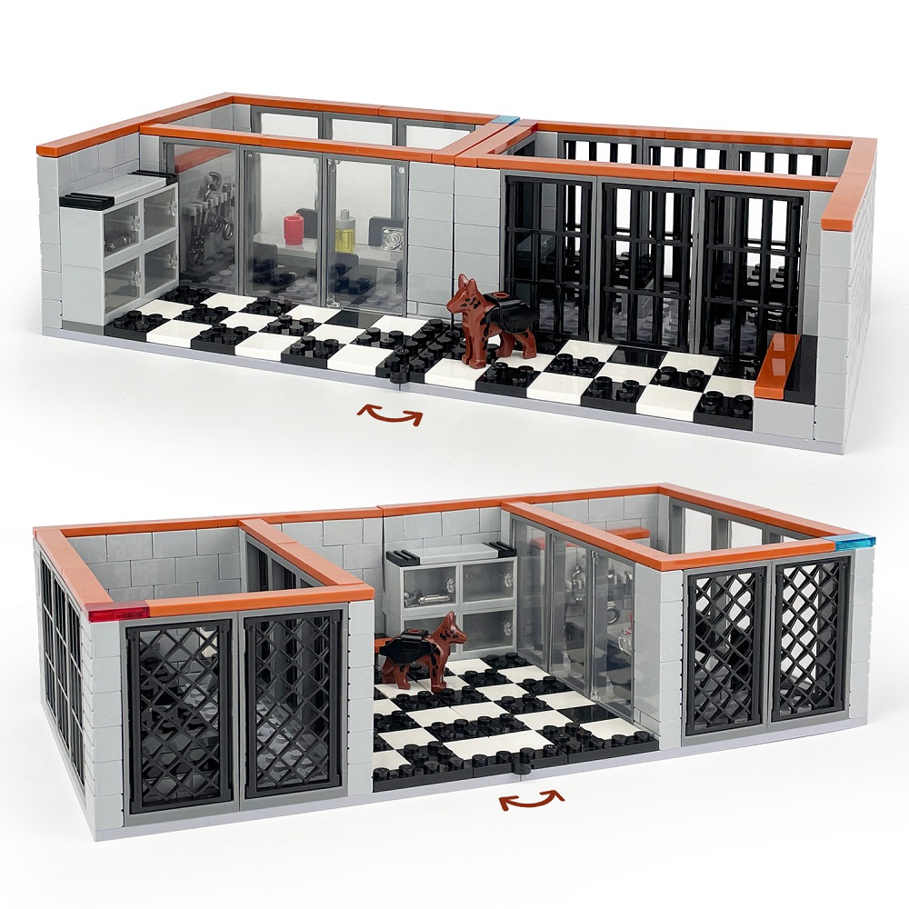 302PCS Prison City Police Stat - Lego Set Creator review and price