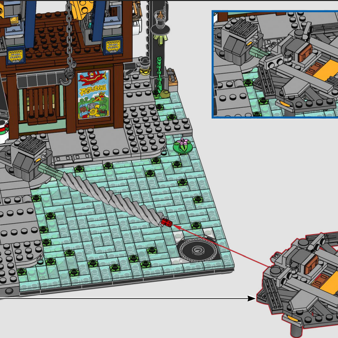 Robot Repair Factory Building  - Lego Set Technic review and price