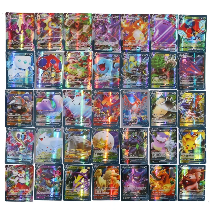 60/100Pcs English Pokemon Card - Pokemon Binder Card review and price